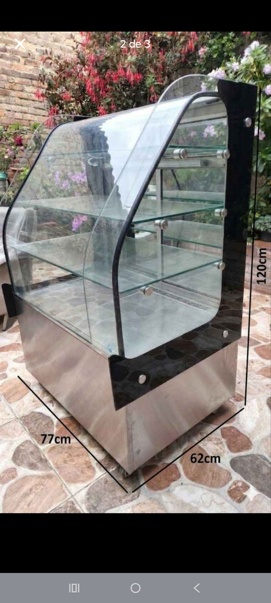 Vitrina refrigerada comercial de GlobalCold